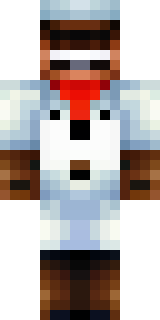 a cheerful chef in a white coat and tall hat with a wooden spoon