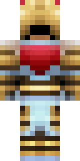 a gladiator in bronze arm guards and a red-plumed helmet