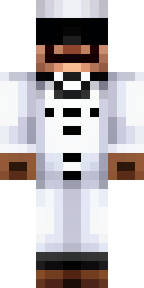 a cheerful chef in a white coat and tall hat with a wooden spoon