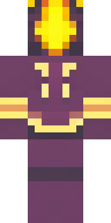 a nether hunter in crimson hide with glowing gold trim