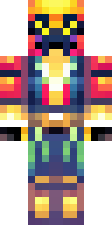 a golden pirate with an eyepatch and a parrot on the shoulder