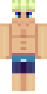 a summer surfer in board shorts with sun-bleached hair