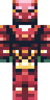 a dragon-rider in scaled crimson armor with leather wings