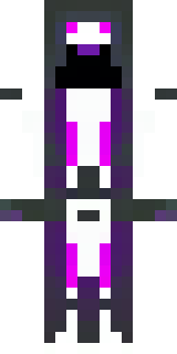 an end-realm sorcerer in obsidian robes with violet particles