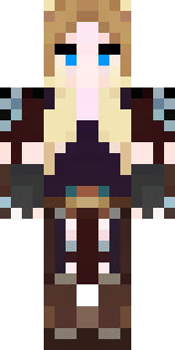 a shieldmaiden in leather armor with war paint