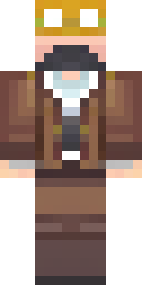 a steampunk inventor in a brown leather coat and brass goggles