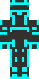 a neon cyber-ninja in dark bodysuit with teal light trim