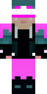 a cyberpunk mercenary in a black jacket with neon-pink circuitry