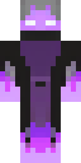 an end-realm sorcerer in obsidian robes with violet particles