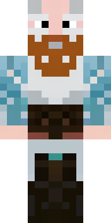 a frost viking in white furs and a horned helm