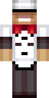 a cheerful chef in a white coat and tall hat with a wooden spoon