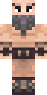 a viking warrior in fur and iron with a braided beard
