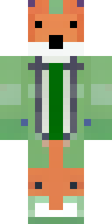an anthropomorphic fox in a green explorer jacket