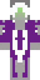 an arcane sorcerer in purple robes with glowing runes