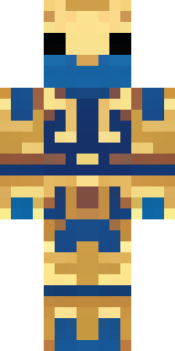 a piglin brute in gold armor with a snout and tusks