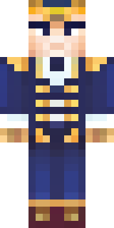 an airship captain in a navy coat with copper gadgets