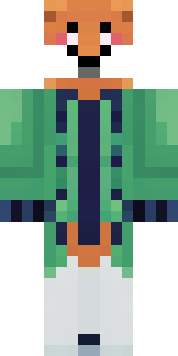 an anthropomorphic fox in a green explorer jacket