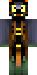 a Halloween pumpkin-headed figure in a dark cloak