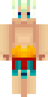 a summer surfer in board shorts with sun-bleached hair