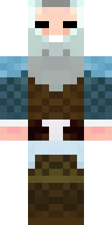 a frost viking in white furs and a horned helm
