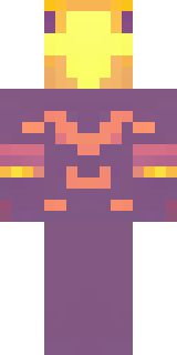 a nether hunter in crimson hide with glowing gold trim