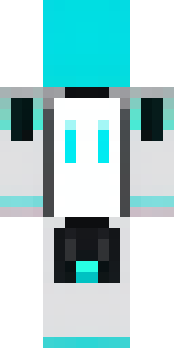 a sleek white service robot with a single cyan sensor