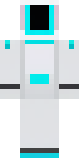 a sleek white service robot with a single cyan sensor