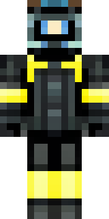 a modern scuba diver in a black wetsuit with a yellow tank