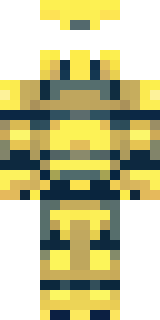 a piglin brute in gold armor with a snout and tusks