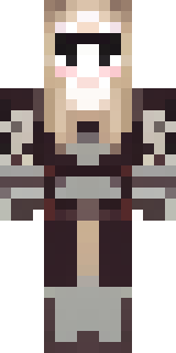 a shieldmaiden in leather armor with war paint