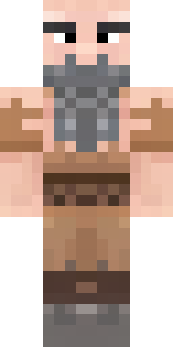 a viking warrior in fur and iron with a braided beard