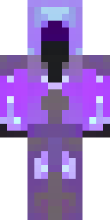 an end-realm sorcerer in obsidian robes with violet particles