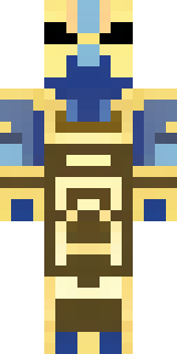 a piglin brute in gold armor with a snout and tusks