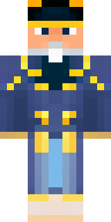 an airship captain in a navy coat with copper gadgets