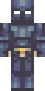 a shadowy vigilante in dark armored plating with a cape