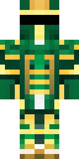 a jade samurai in green and gold ceremonial armor