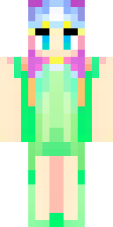 a spring fairy in a petal dress with translucent wings