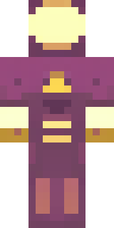 a nether hunter in crimson hide with glowing gold trim