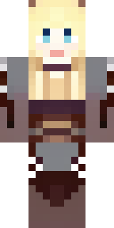 a shieldmaiden in leather armor with war paint