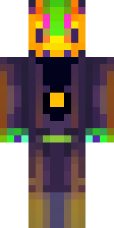a Halloween pumpkin-headed figure in a dark cloak