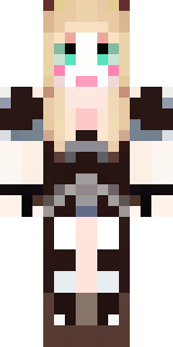 a shieldmaiden in leather armor with war paint