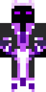 an end-realm sorcerer in obsidian robes with violet particles