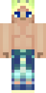 a summer surfer in board shorts with sun-bleached hair