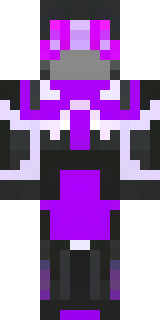 an end-realm sorcerer in obsidian robes with violet particles