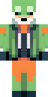 an anthropomorphic fox in a green explorer jacket