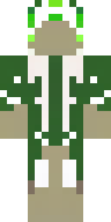 a nature druid in mossy green robes with antler headdress
