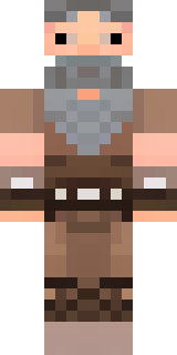 a viking warrior in fur and iron with a braided beard