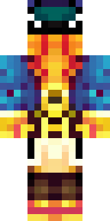 a golden pirate with an eyepatch and a parrot on the shoulder