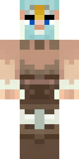 a frost viking in white furs and a horned helm