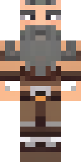 a viking warrior in fur and iron with a braided beard